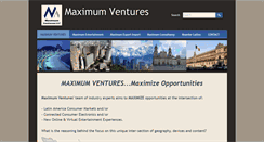 Desktop Screenshot of maximumventures.net
